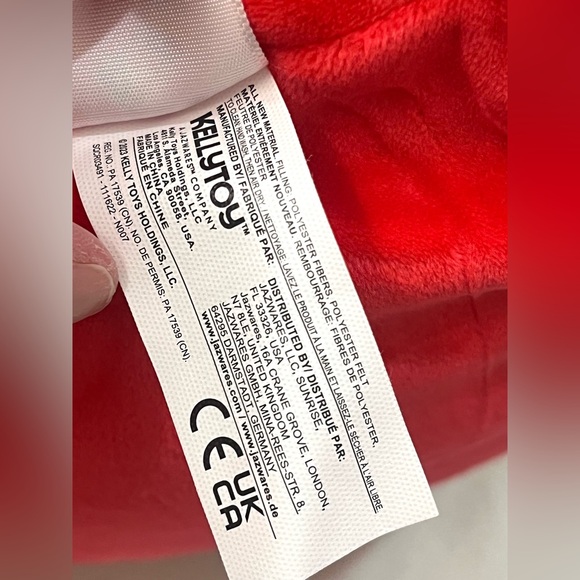 Squishmallows Baiden Red Dragon Plush Gold Accents with Boba Drink NWT - Picture 12 of 16